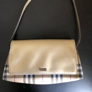 Gold Burberry Handbag